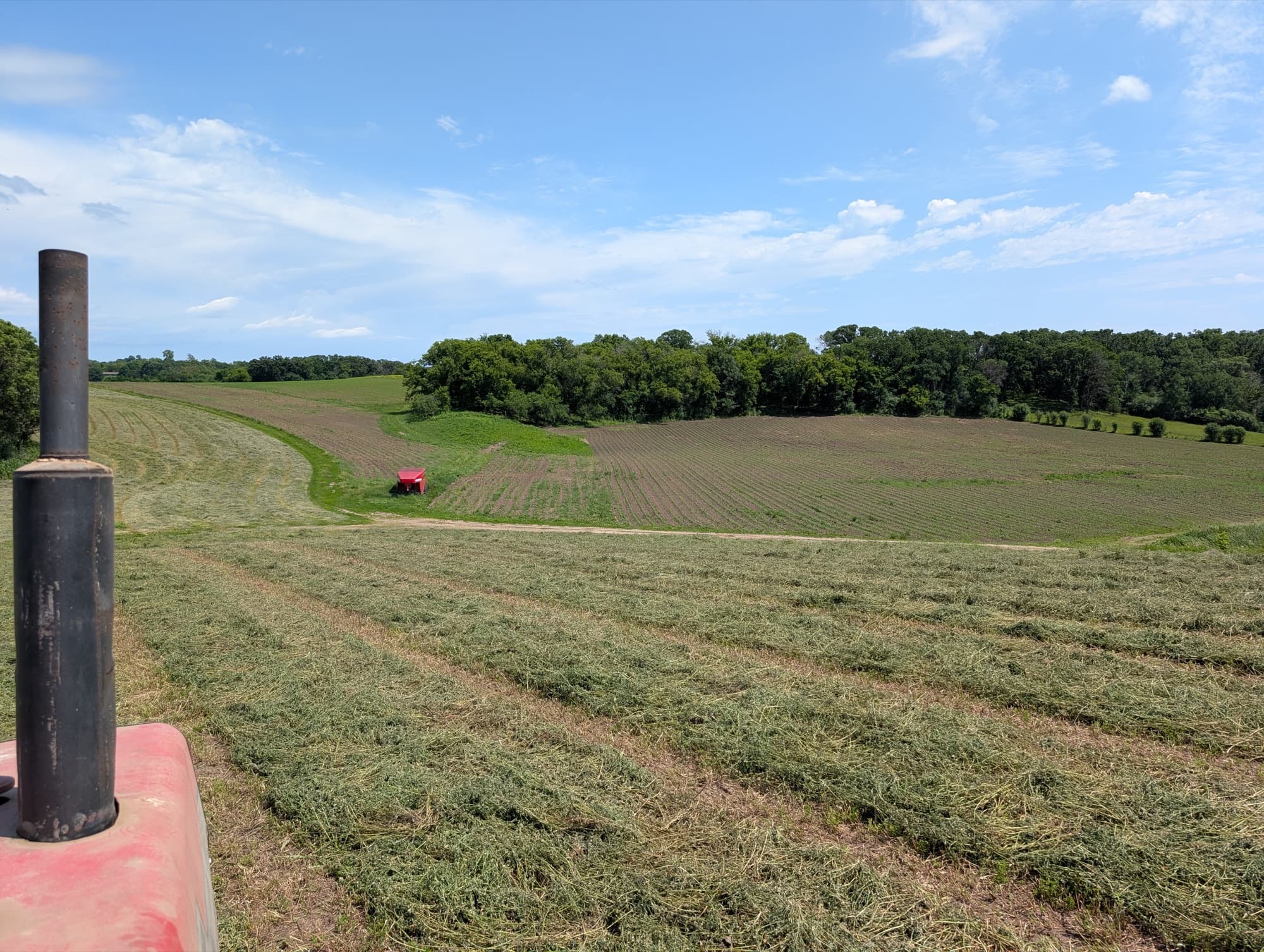 Hay making at Grazeful Acres